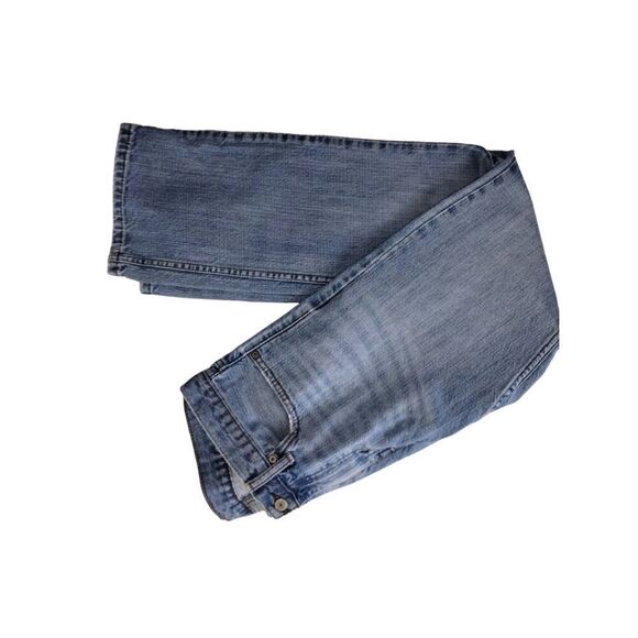 Levis 514 Mens Jeans Sz 31/32 Faded Washed Blue Denim Straight Regular Fit Y2K - Picture 8 of 8